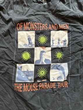 Of Monsters and Men Official 2025 Tour Shirt Mens Large